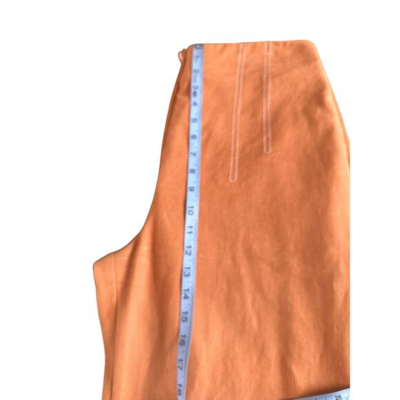 OhSevenDays Brown Copper High Waisted‎ Pick Pocket Wide Leg Trousers Size XL - Picture 14 of 16